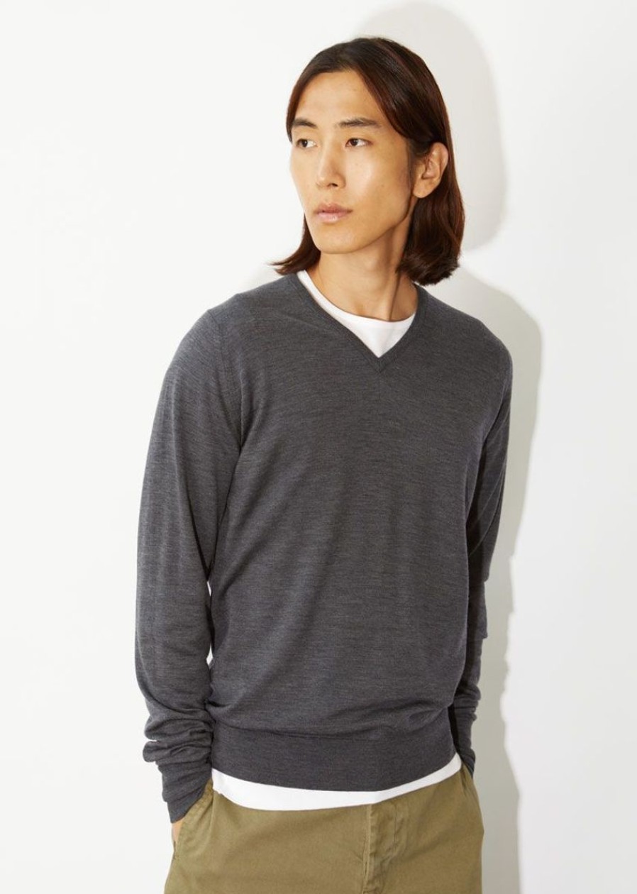 Men John Smedley Jumpers | Bobby - Extra Fine Merino Wool Jumper