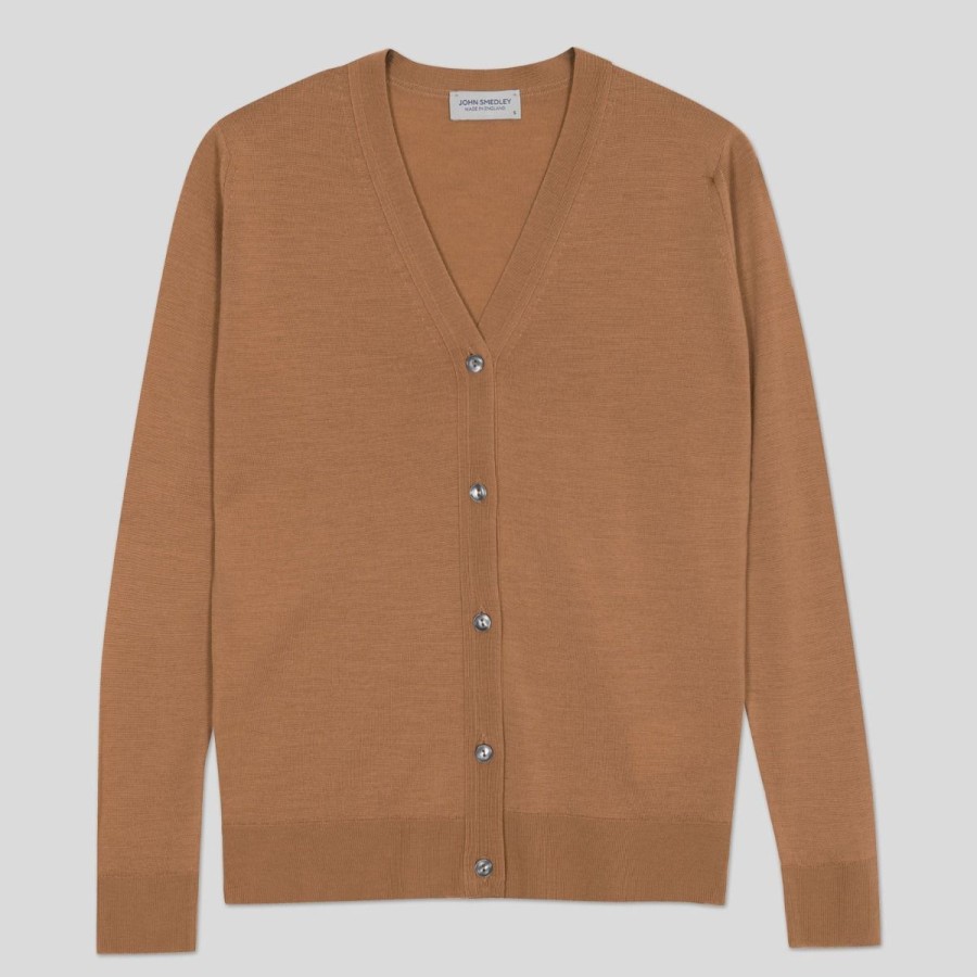 Women John Smedley Cardigans | Claire - Extra Fine Merino Wool Cardigan