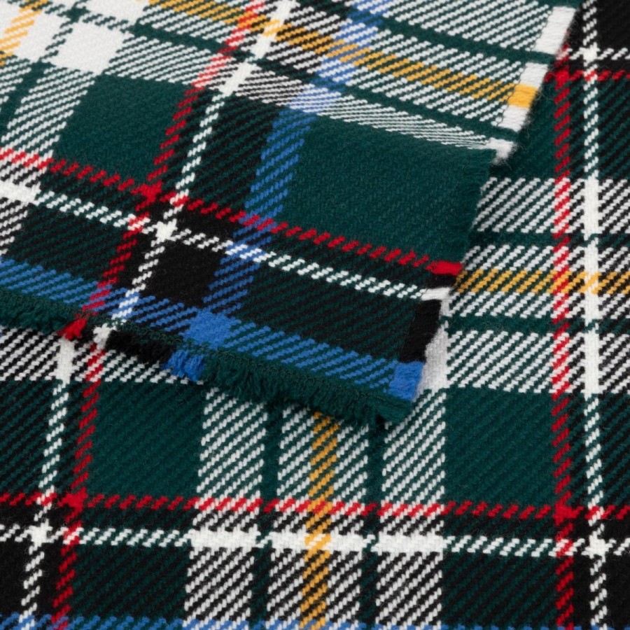 Women John Smedley | Hm The Queen'S Platinum Jubilee Tartan Scarf - Merino Wool