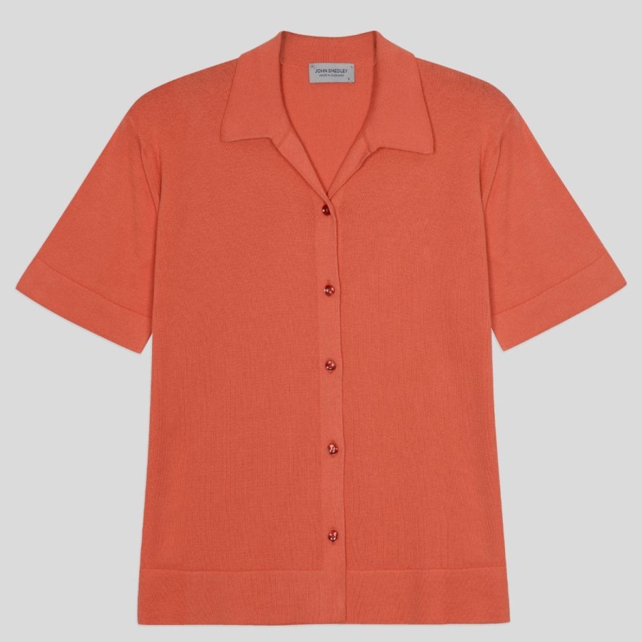 Women John Smedley Tops | Dillan - John Smedley'S Sea Island Cotton Shirt