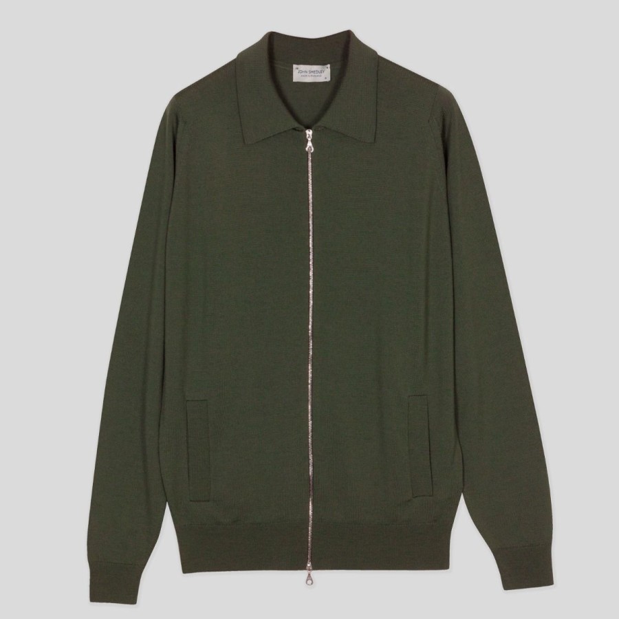 Men John Smedley Jackets | Alston - Extra Fine Merino Wool Jacket