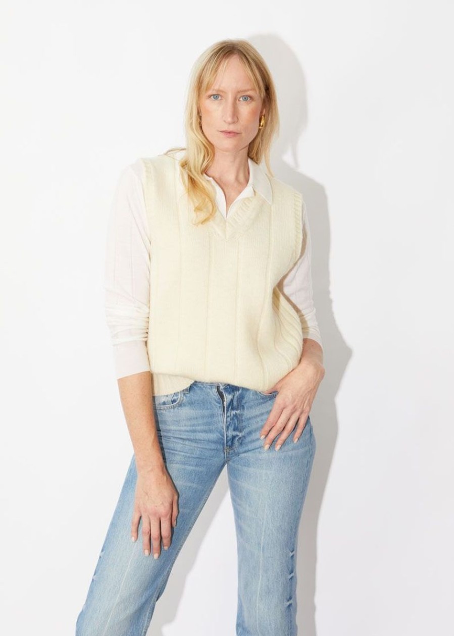 Women John Smedley Jumpers | Balmoral - 100% British Wool Sweater Vest