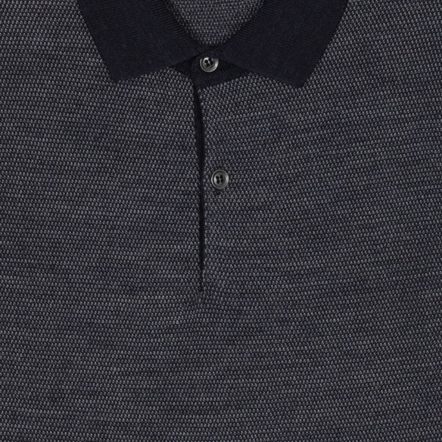 Women John Smedley Tops | 14.Singular - Extra Fine Merino Wool Polo Shirt