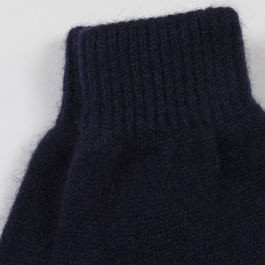 Women John Smedley | Dunbar - Lambswool And Angora Gloves