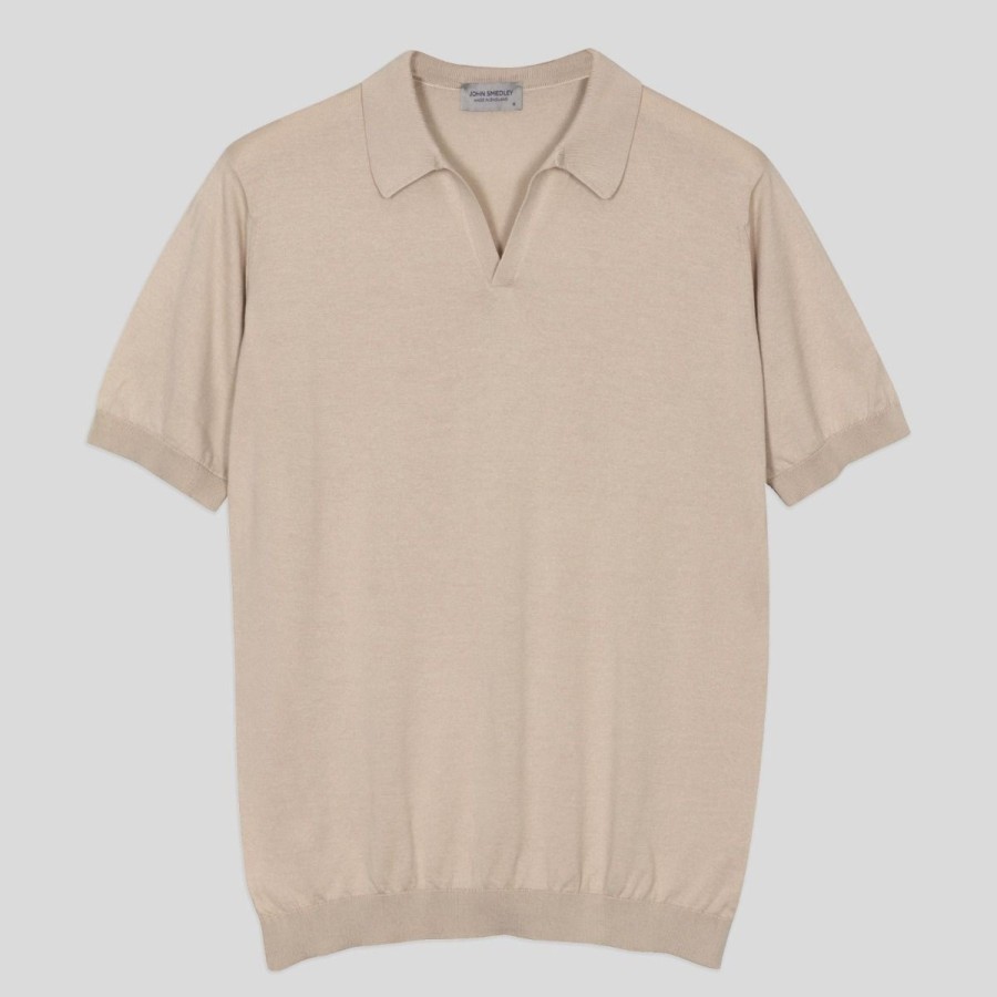 Men John Smedley Polo Shirts | Noah - John Smedley'S Sea Island Cotton Shirt