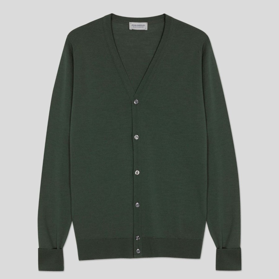 Men John Smedley Cardigans | Bryn - Extra Fine Merino Wool Cardigan