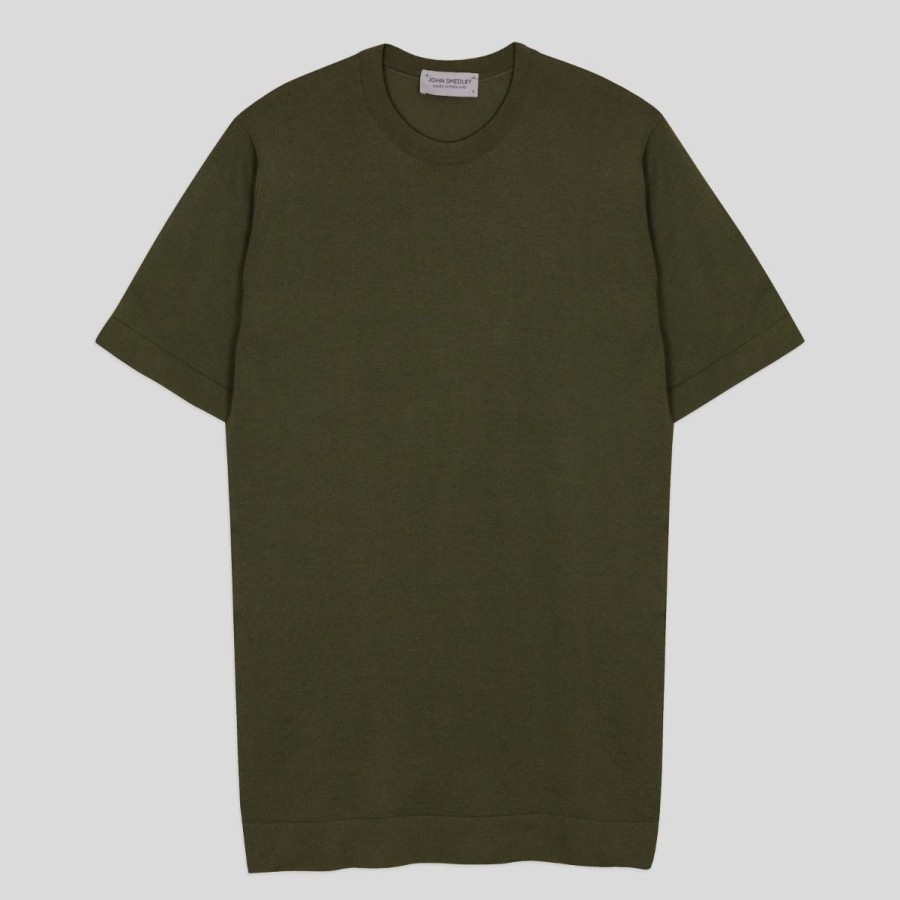 Men John Smedley T-Shirts | Lorca - John Smedley'S Sea Island Cotton T-Shirt