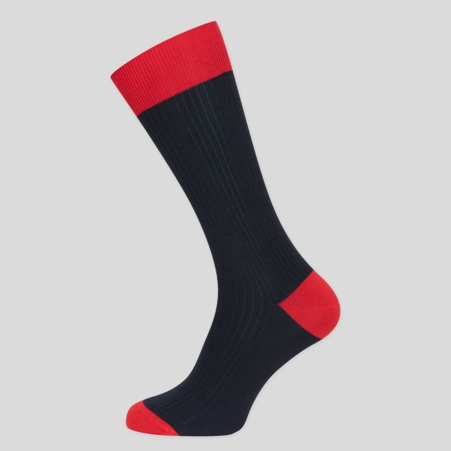 Men John Smedley | Cortland - Cotton And Nylon Socks