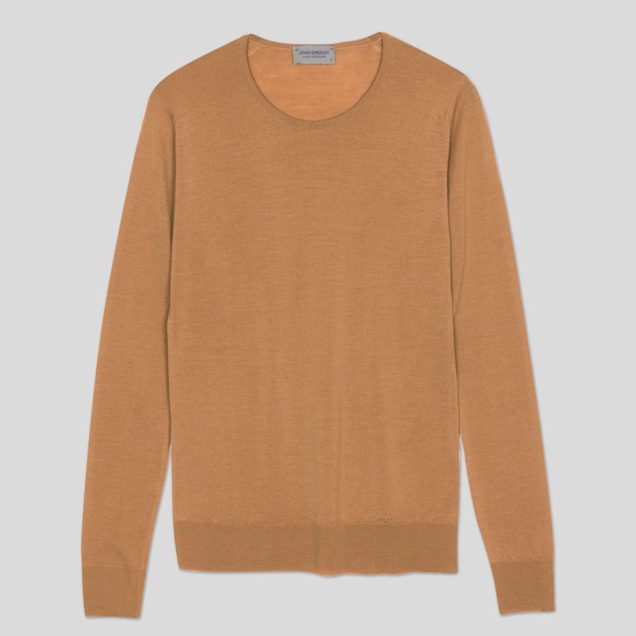 Women John Smedley Jumpers | Geranium - Extra Fine Merino Wool Jumper