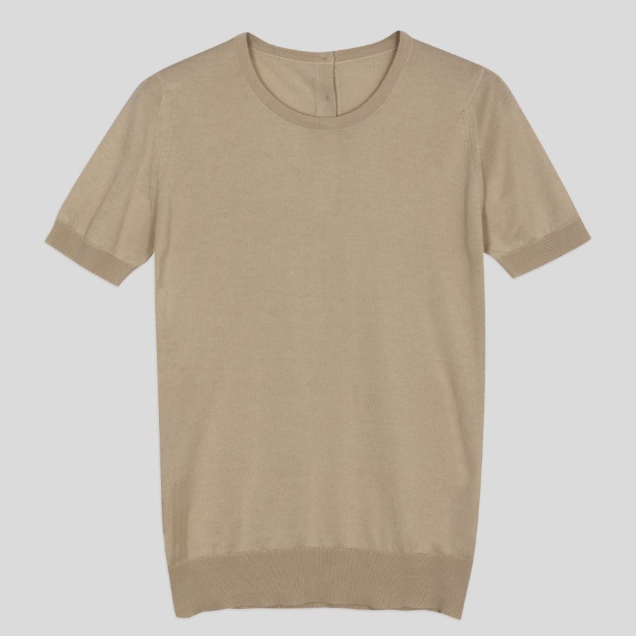 Women John Smedley Tops | Bonnie - John Smedley'S Sea Island Cotton Top