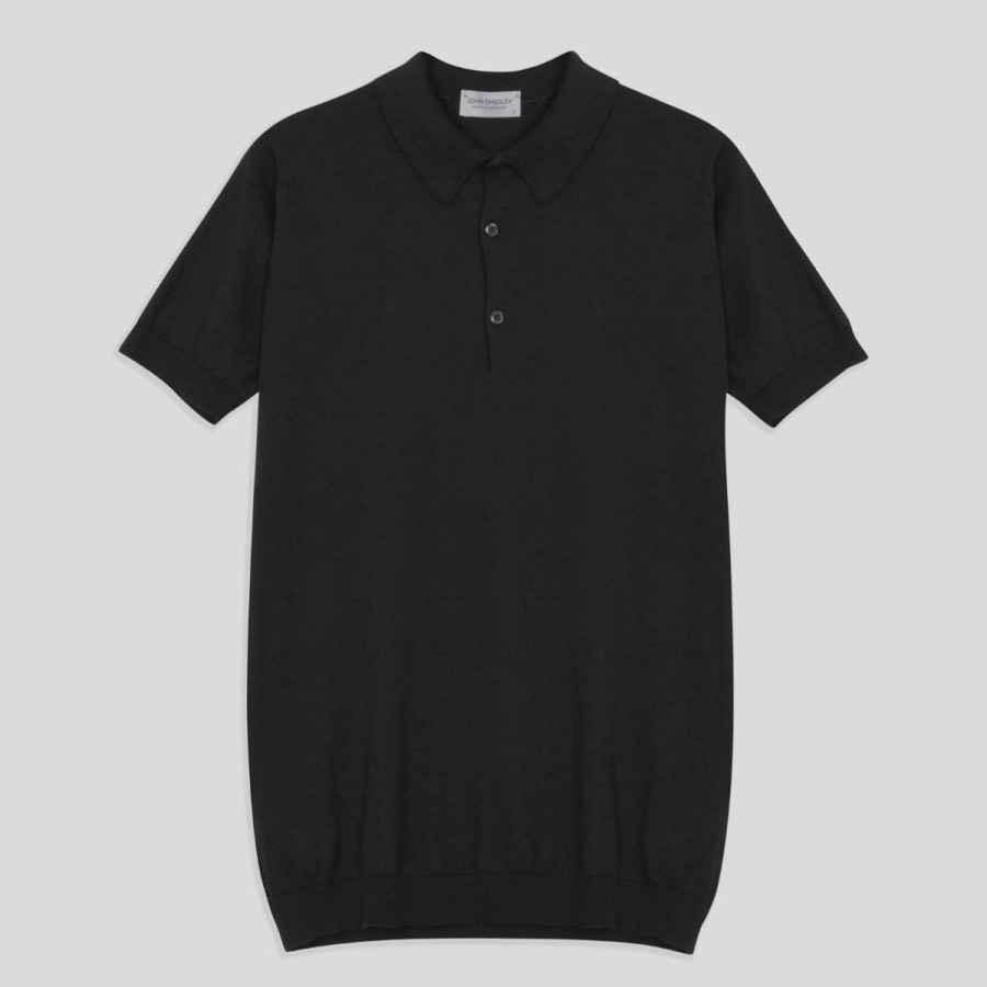 Men John Smedley Polo Shirts | Adrian - John Smedley'S Sea Island Cotton Polo Shirt