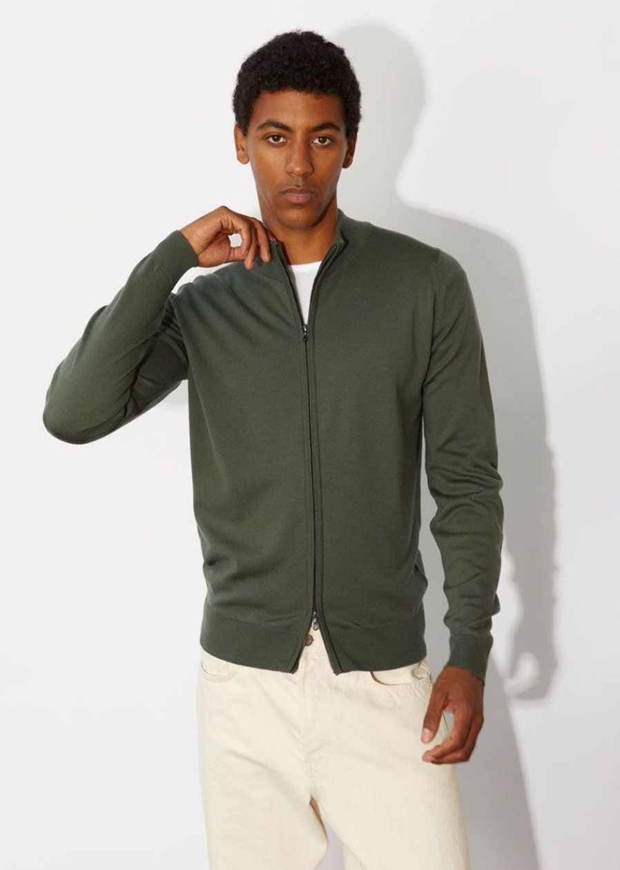 Men John Smedley Jackets | Claygate - Extra Fine Merino Wool Jacket