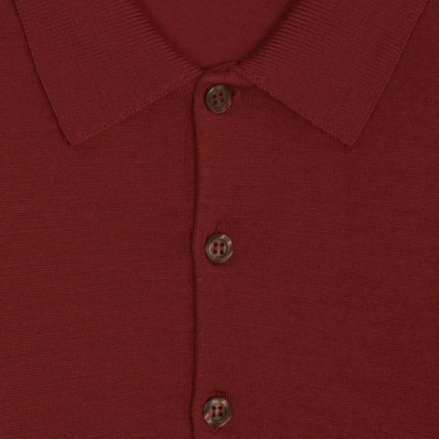 Men John Smedley Polo Shirts | Cotswold - Extra Fine Merino Wool Polo Shirt